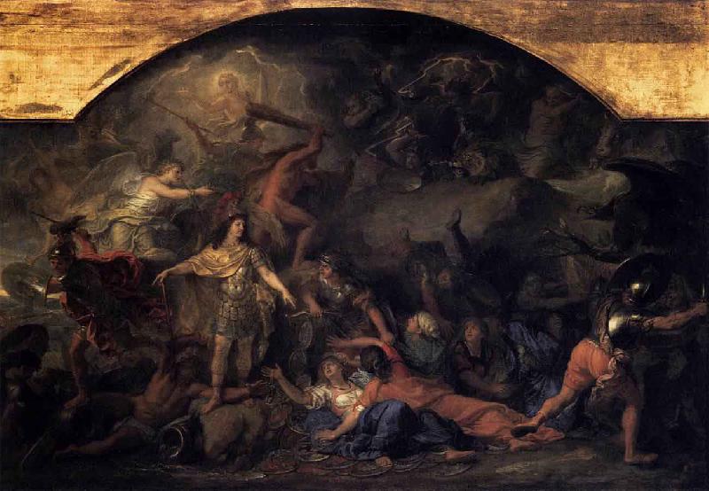 Charles le Brun The Conquest of Franche Comte oil painting picture